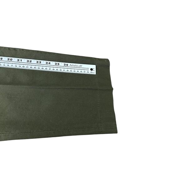 Vintage US Army M-1951 Wool Trousers Men’s Medium Green Military 1950s Pants - Picture 11 of 12